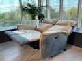 Диван Венто двухместный (Реклайнеры, Натуральная Кожа, Алькантара) каталог